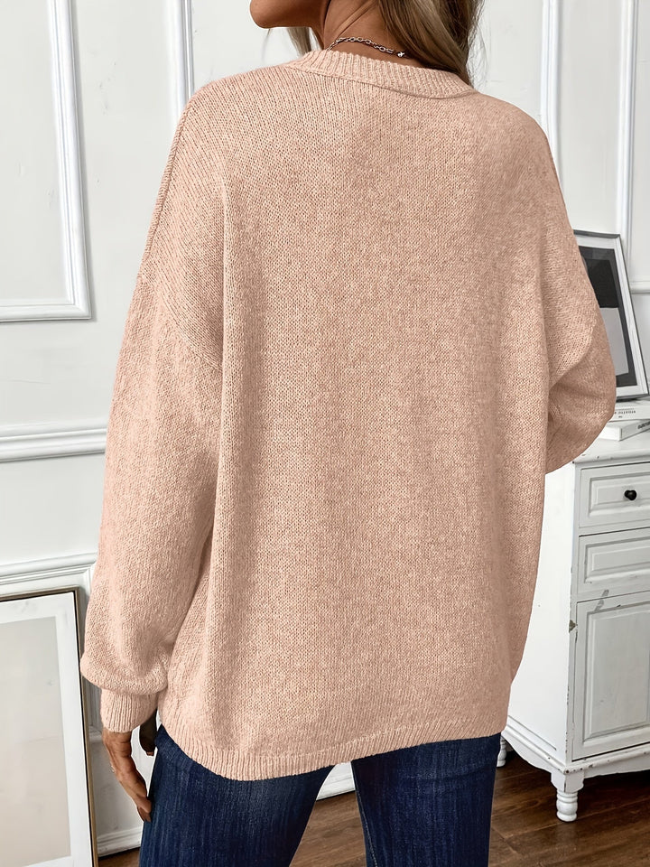 Benedetta | Soft Knit Sweater with Side Slits