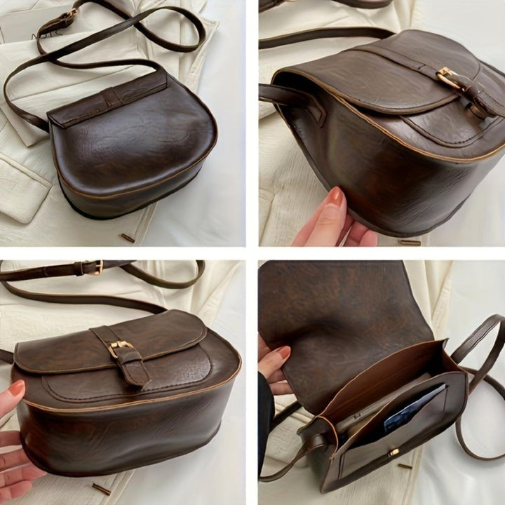 Ester | Classic Leather Crossbody Bag