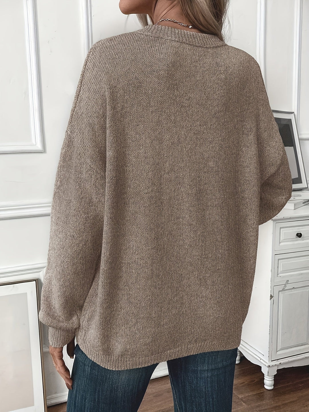 Benedetta | Soft Knit Sweater with Side Slits