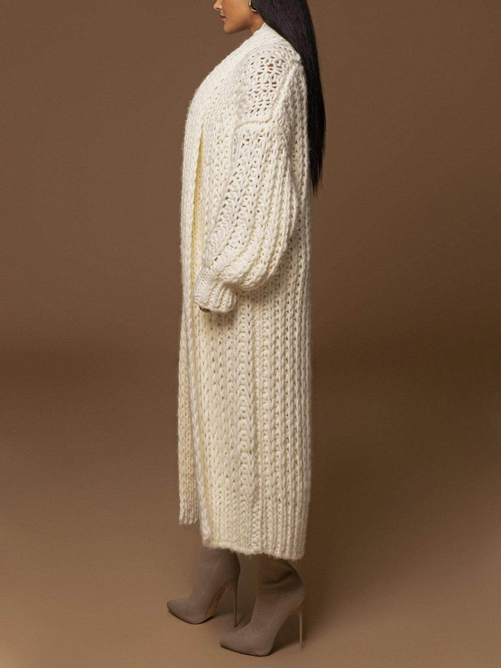 Ivory| Knit Coat