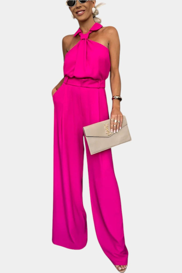 Gaia Halter Ensemble with Flowing Silhouette