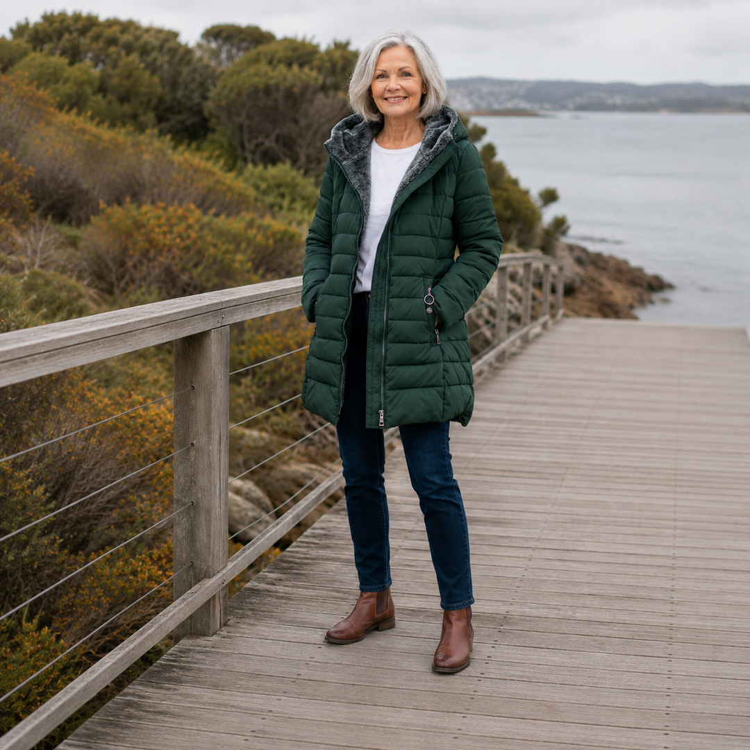 Gemma | Hooded Quilted Winter Coat