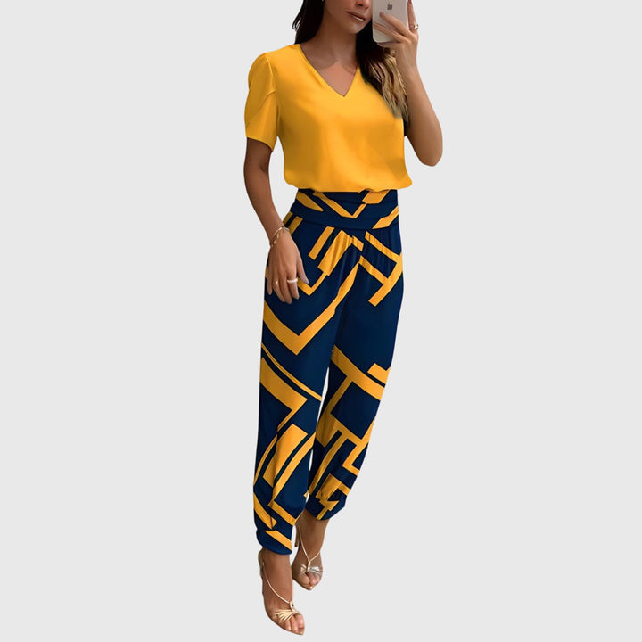 Felicia | Stylish Blouse and Pants Set