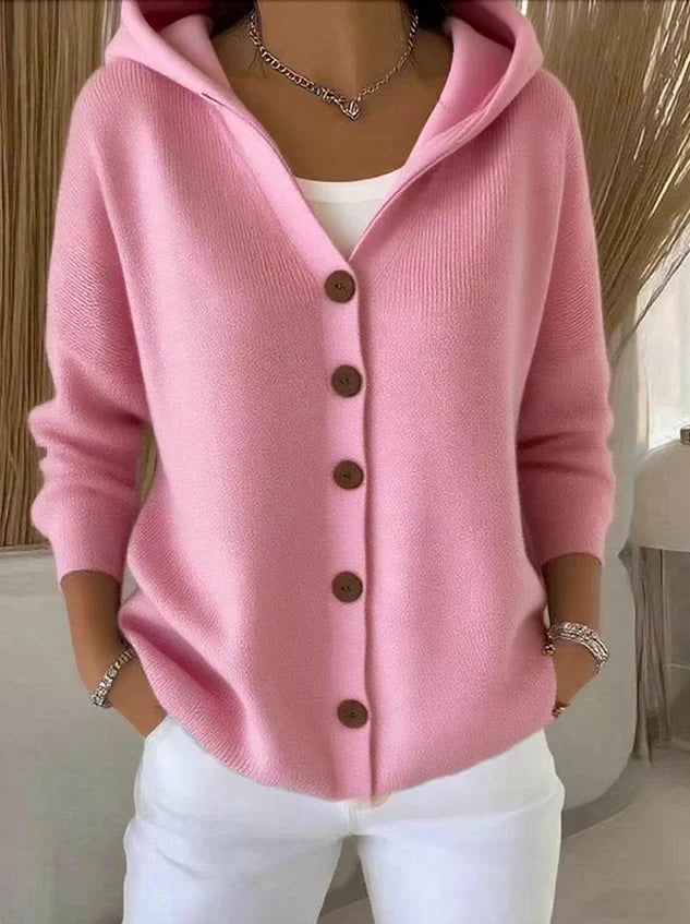 Eugenia | Hooded Knit Cardigan