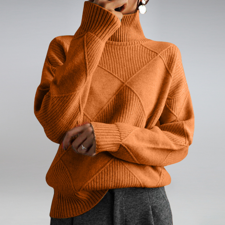 Carolina | Cable-Knit Turtleneck Sweater