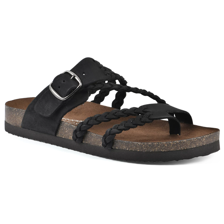 Melania - Orthopedic Braided Cork Sandals