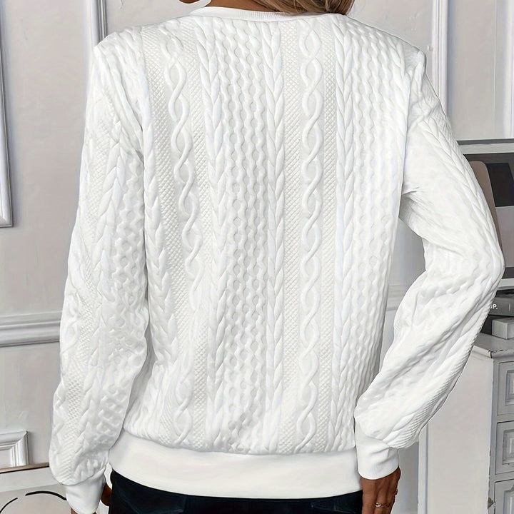 Claudia | Zip-Front Knit Sweater
