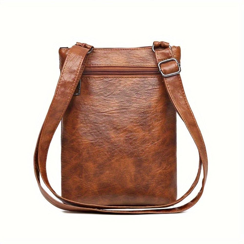 Flora | Vintage Leather Shoulder Bag