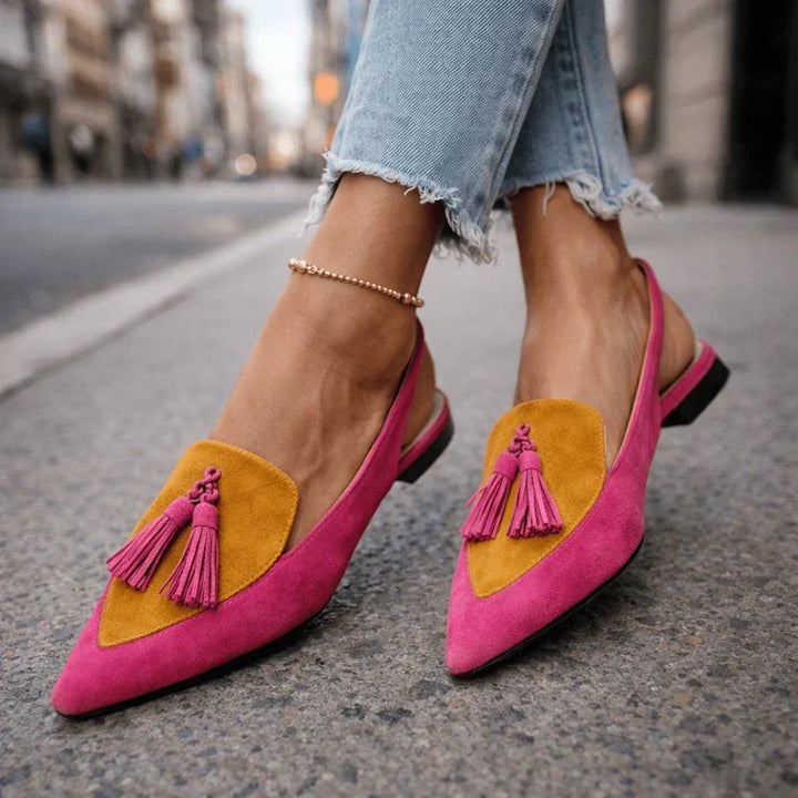 Bruna sandals with straps and tassels