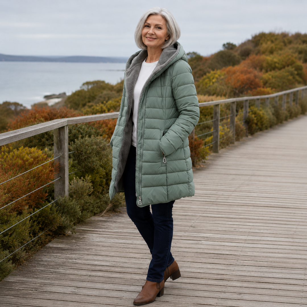 Gemma | Hooded Quilted Winter Coat
