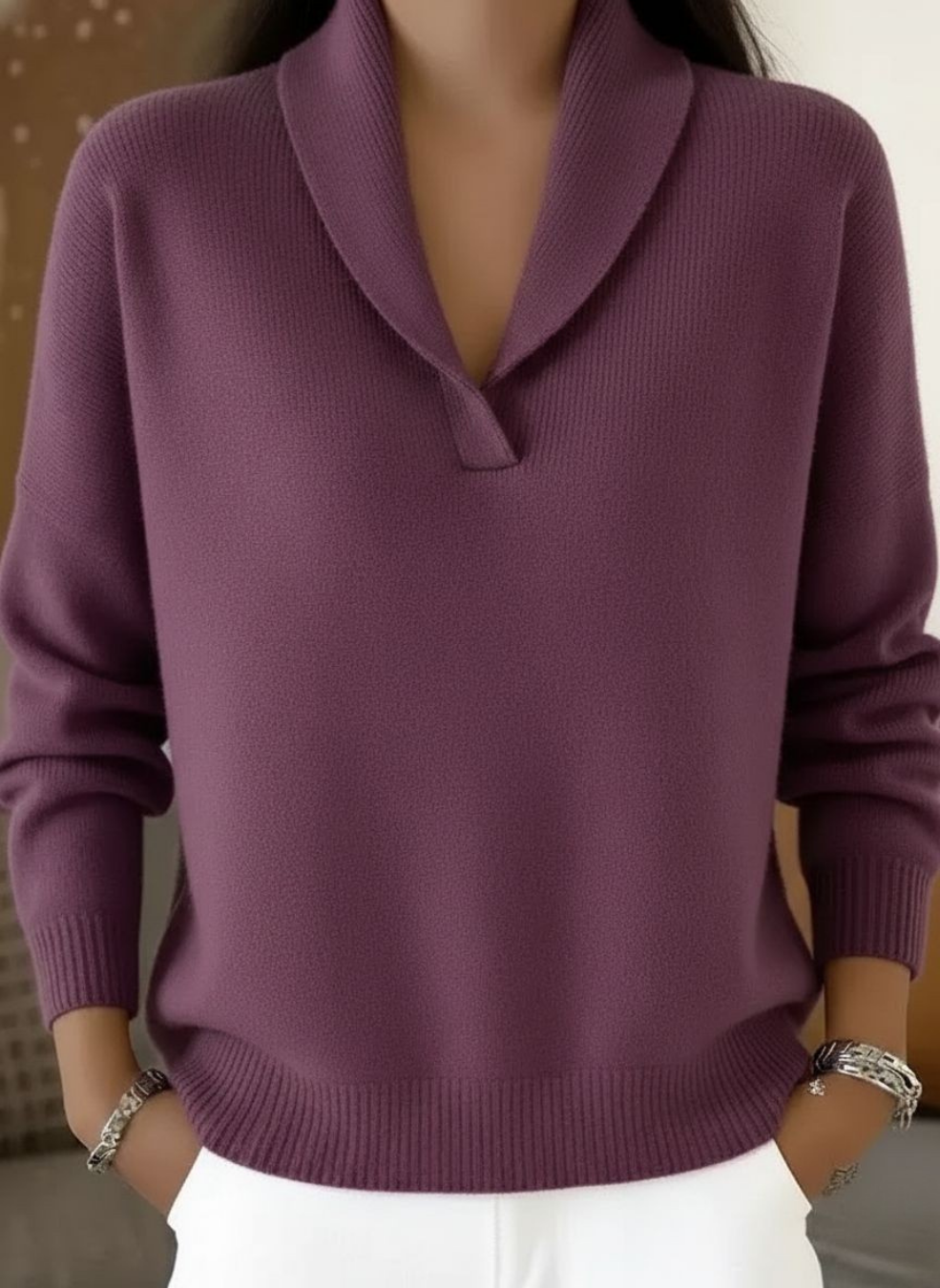 Flora | V-Neck Sweater