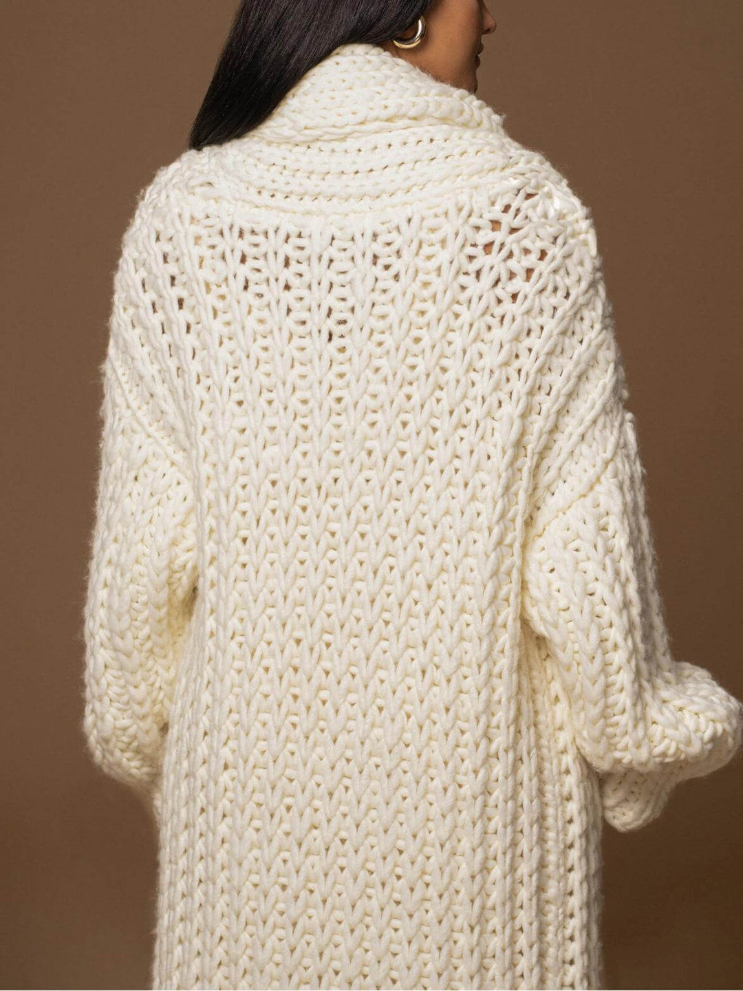 Ivory| Knit Coat
