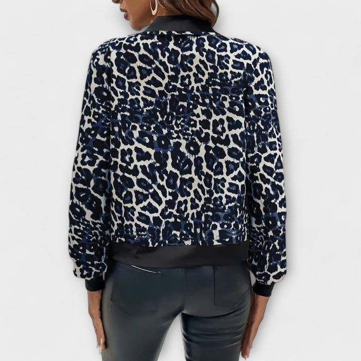 Fiorenza | Elegant Leopard-Print Jacket