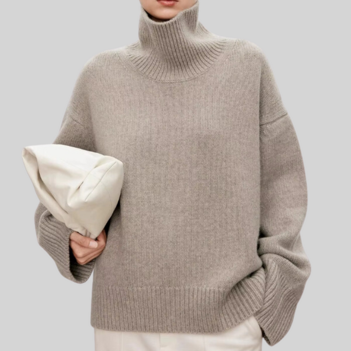 Carmela | Cable-Knit Turtleneck Sweater