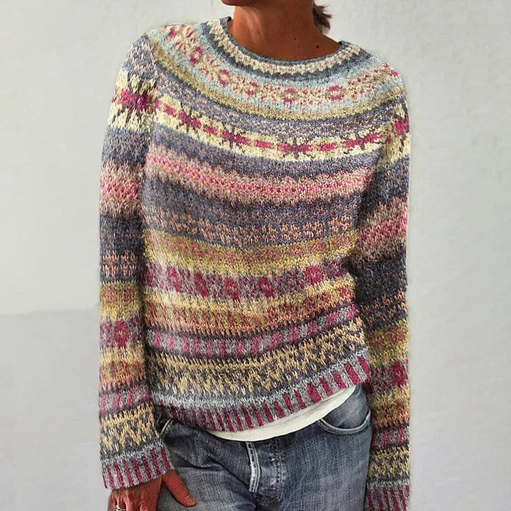 Beatrice | Retro Icelandic Knit Sweater