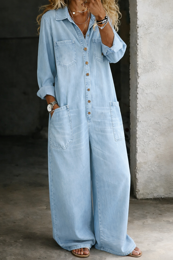 Susanna | Relaxed Denim Jumpsuit