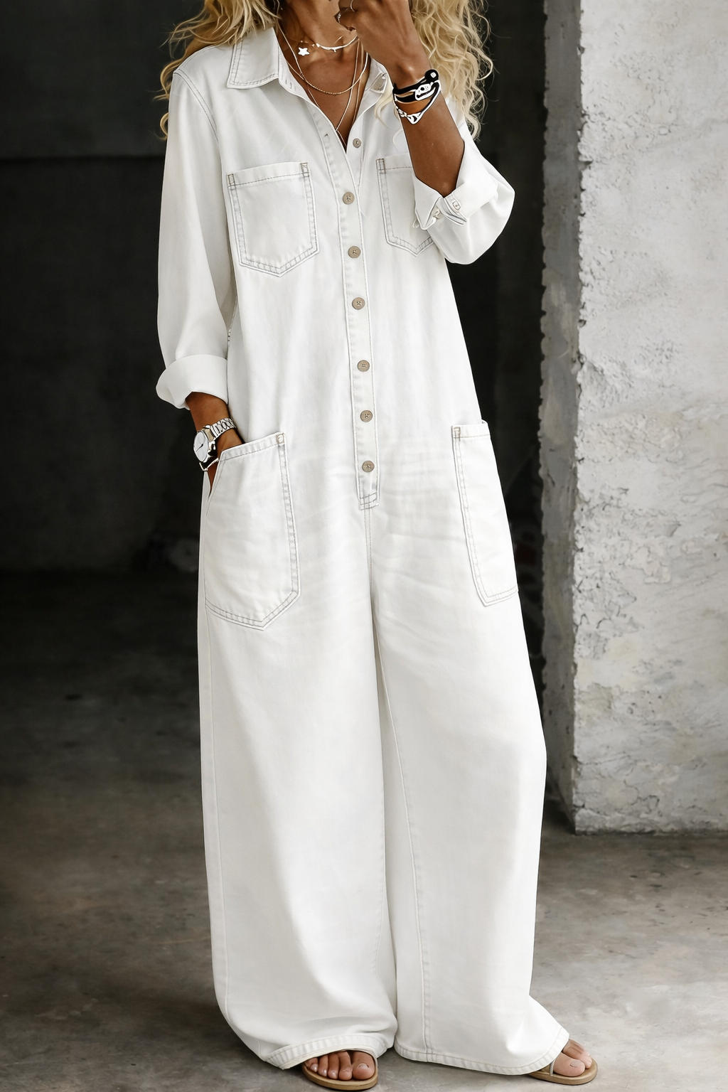 Susanna | Relaxed Denim Jumpsuit