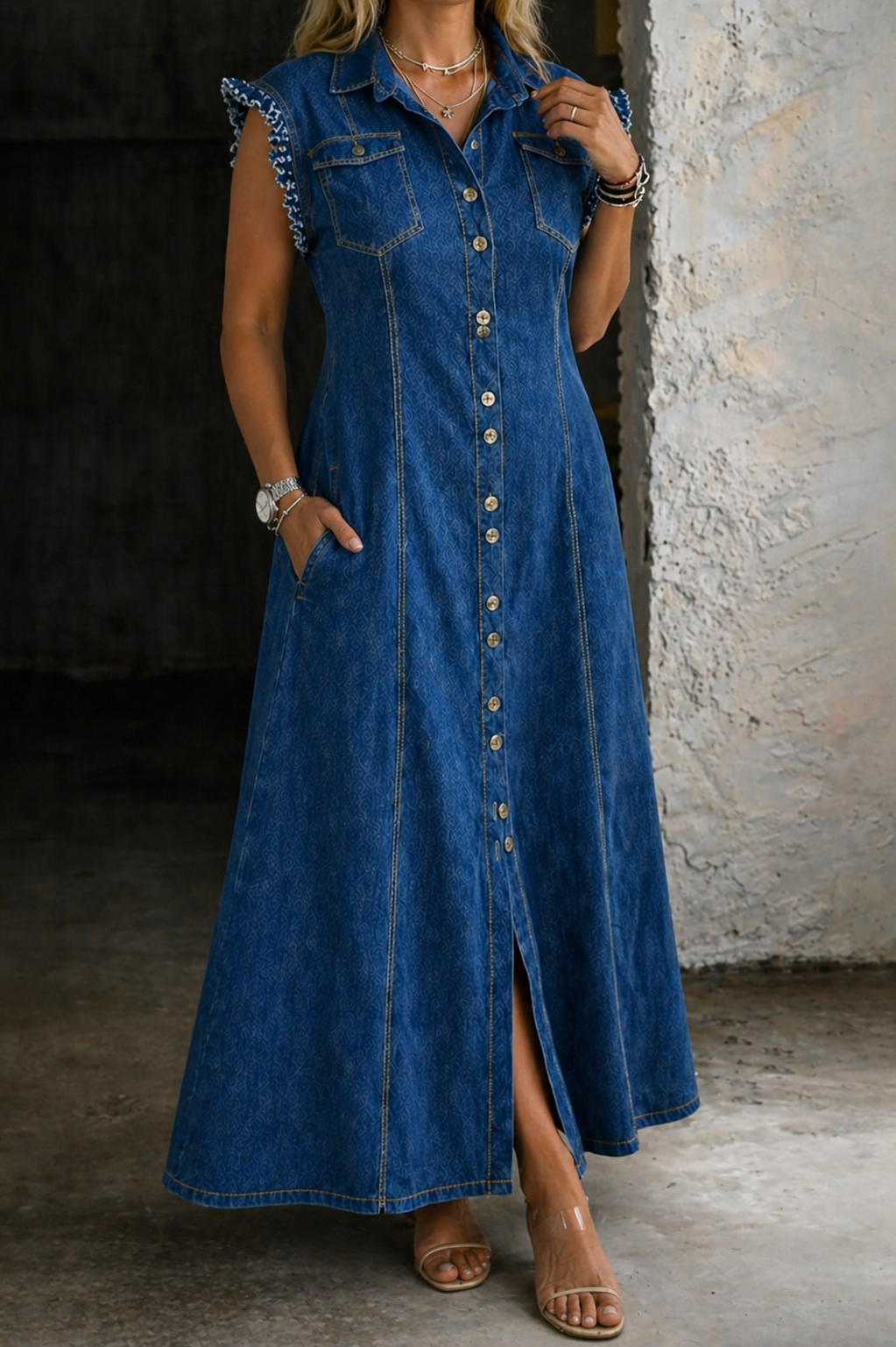 Ilenia | Relaxed Denim Dress