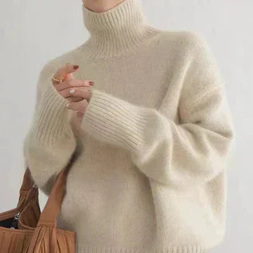 Amalia | Cable-Knit Turtleneck Sweater
