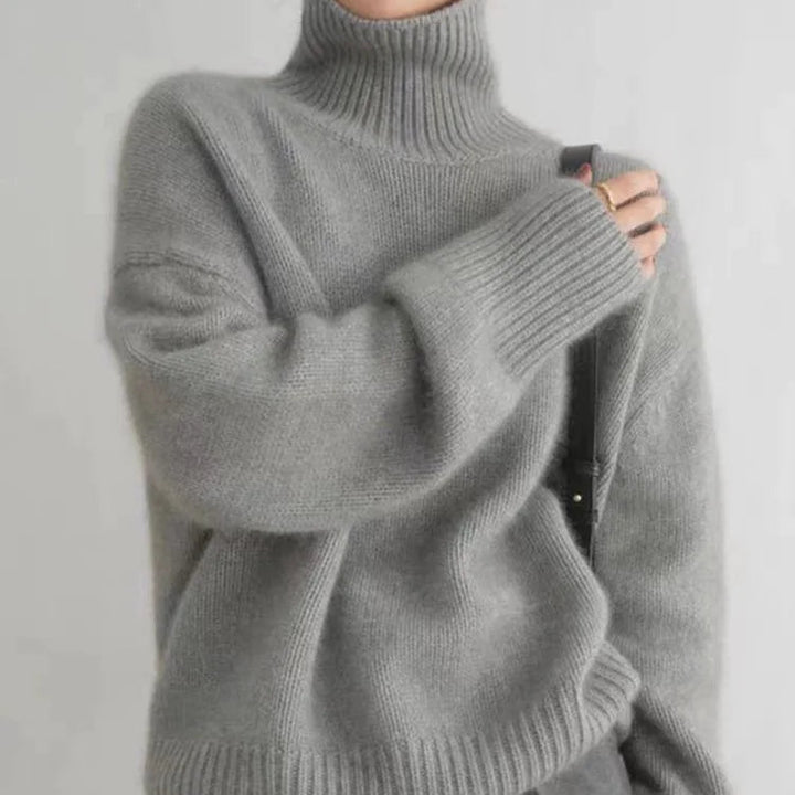 Amalia | Cable-Knit Turtleneck Sweater