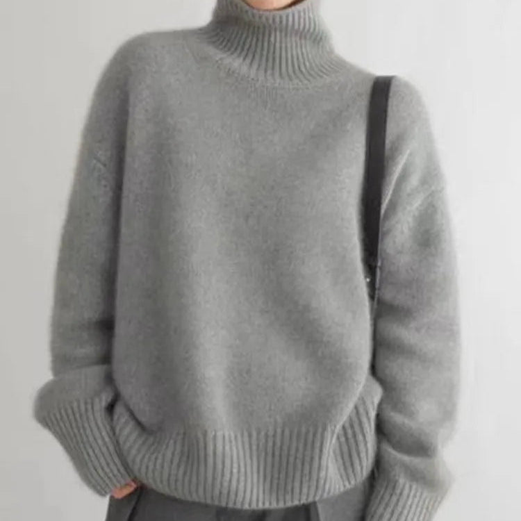 Amalia | Cable-Knit Turtleneck Sweater