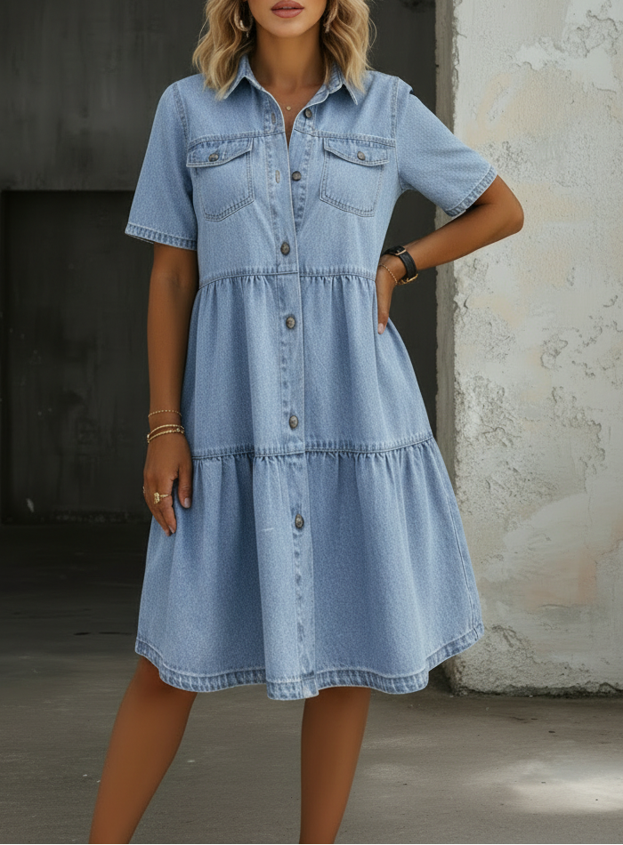 Adelaide | Casual Denim Dress