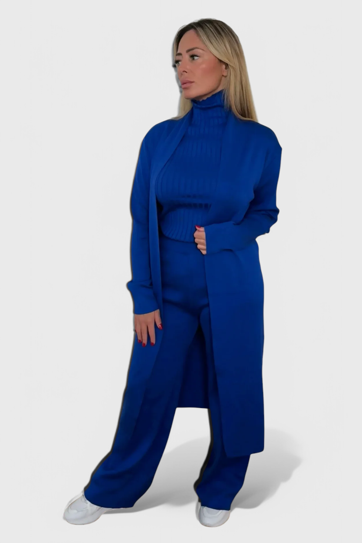 Cristina 3-Piece Soft Knit Ensemble with Chic Design