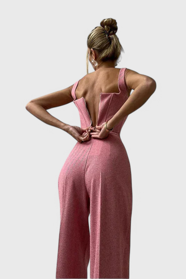 Livia Three-Piece Suit Ensemble Featuring a Tailored Corset