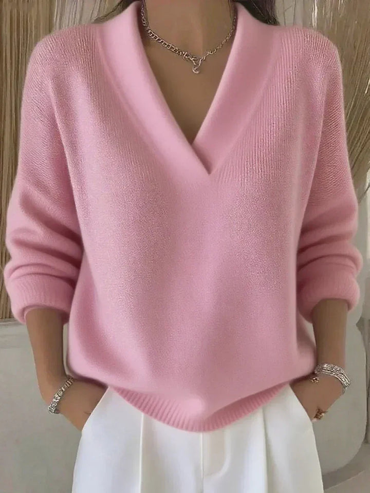 Elisa | Relaxed V-Neck Sweater
