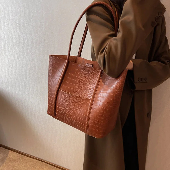 Beatrice | Refined Leather Shoulder Bag