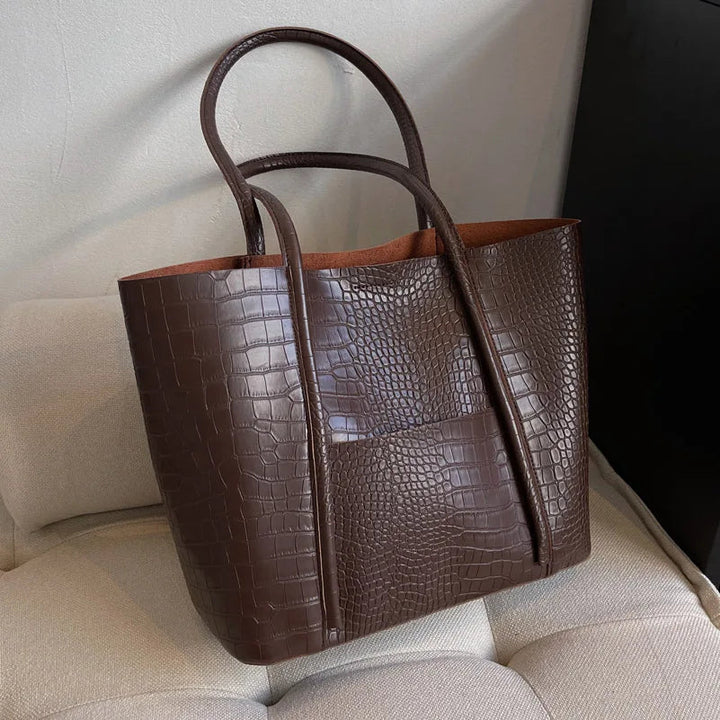 Beatrice | Refined Leather Shoulder Bag