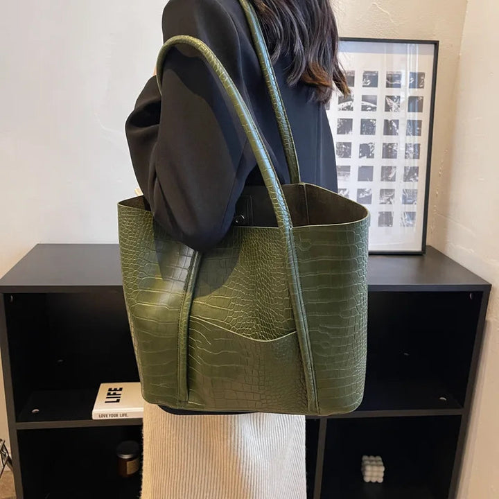 Beatrice | Refined Leather Shoulder Bag