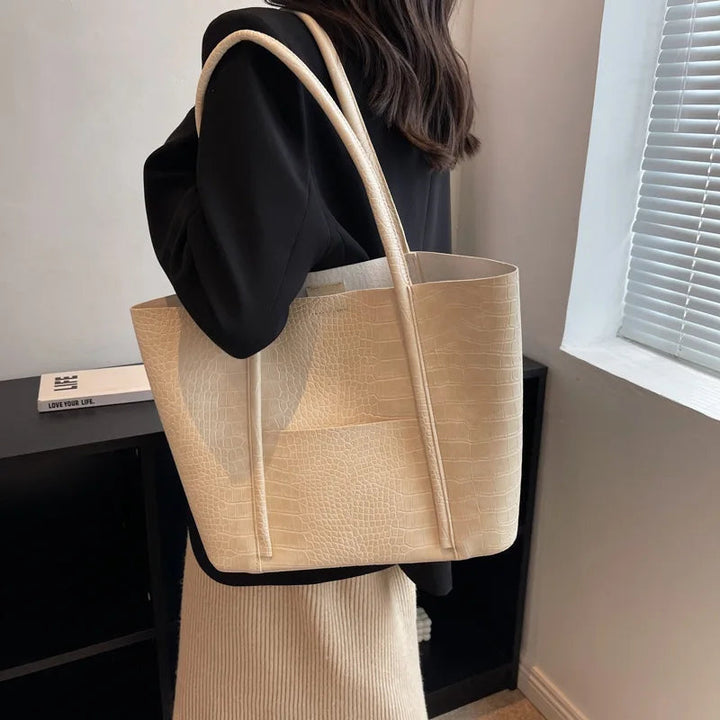 Beatrice | Refined Leather Shoulder Bag