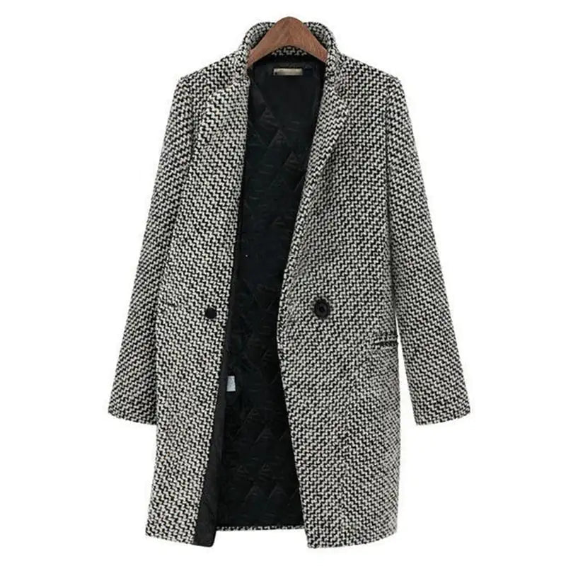 Adriana | Long Fabric Coat