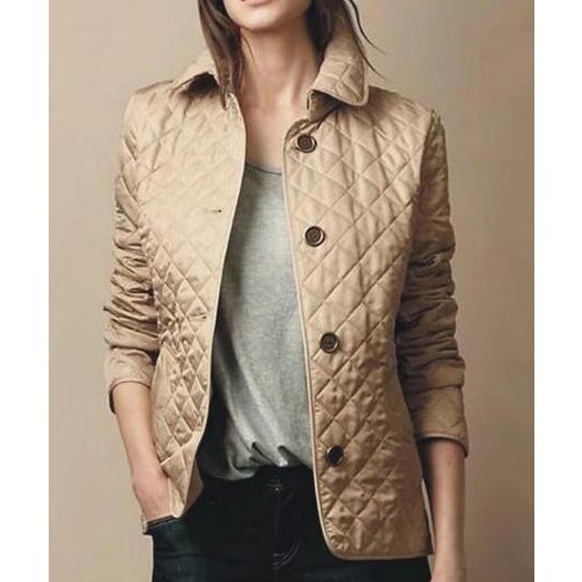 Lidia | Button-Front Quilted Jacket
