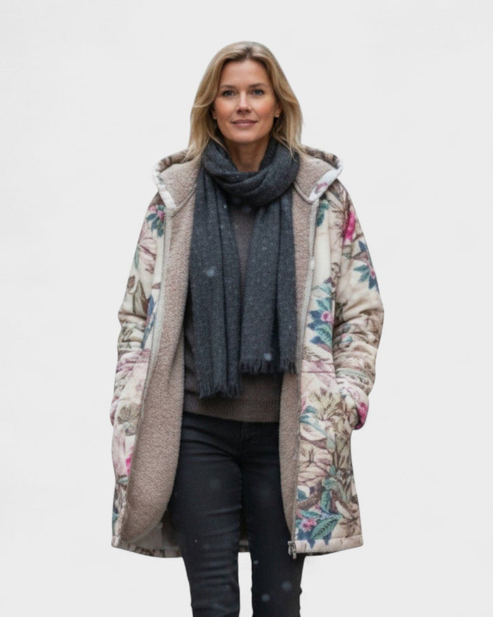 Candida | Pastel Botanical Fleece Jacket
