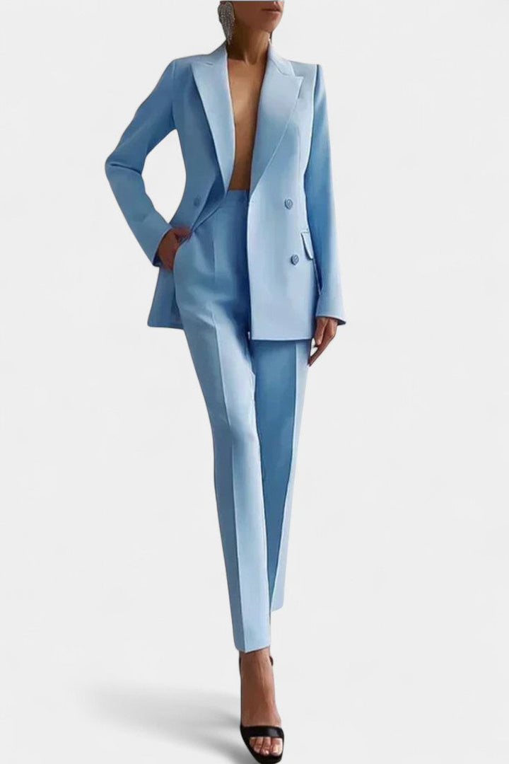 Pierina Tailored Blazer & Chic Wide-Leg Trousers