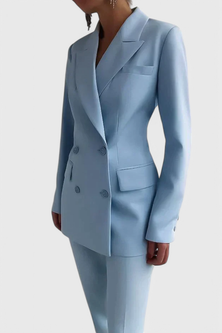 Pierina Tailored Blazer & Chic Wide-Leg Trousers