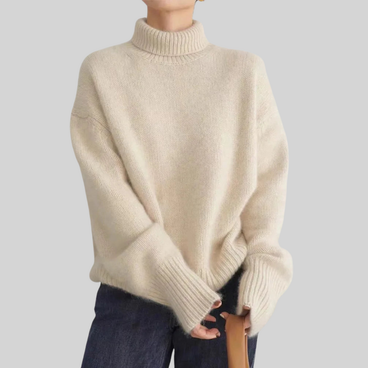 Amalia | Cable-Knit Turtleneck Sweater