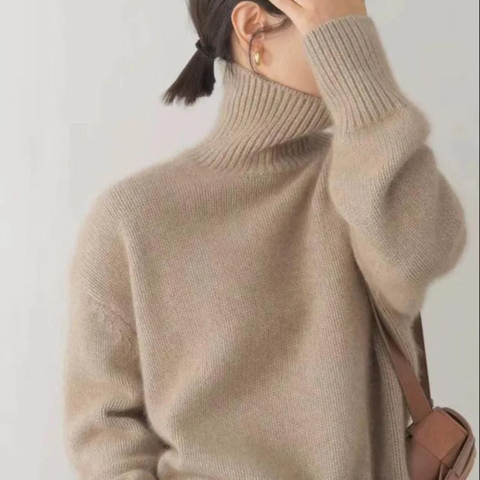 Amalia | Cable-Knit Turtleneck Sweater