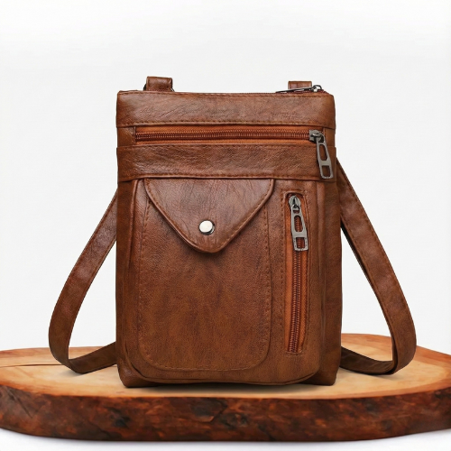 Flora | Vintage Leather Shoulder Bag