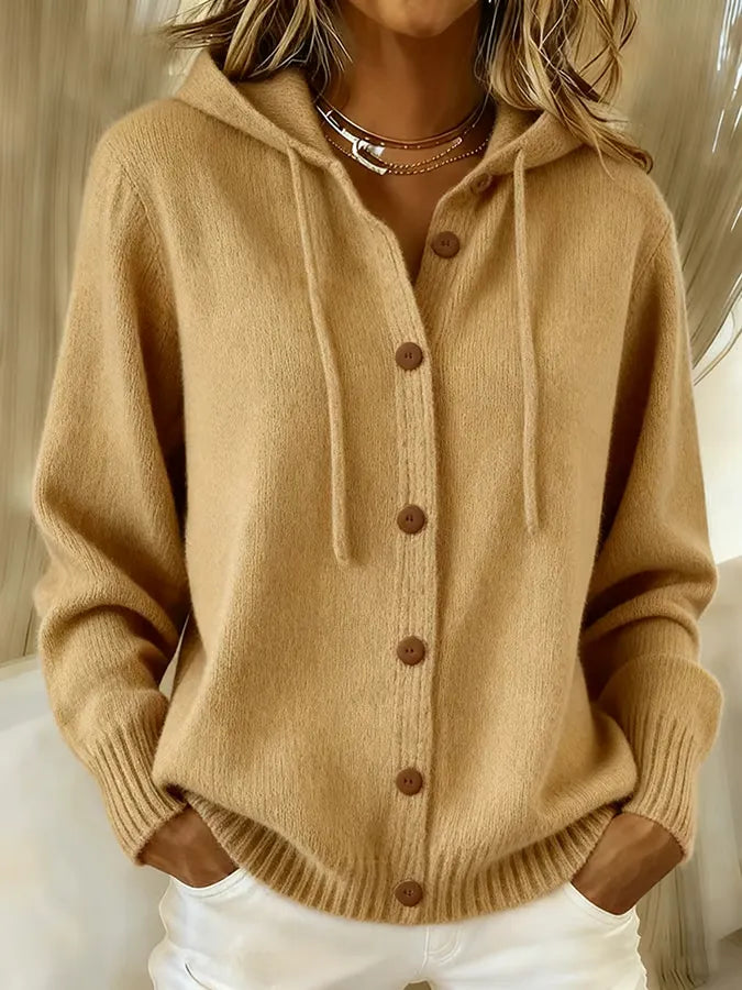 Nicoletta | Button Cardigan Hoodie