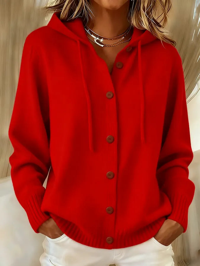 Nicoletta | Button Cardigan Hoodie
