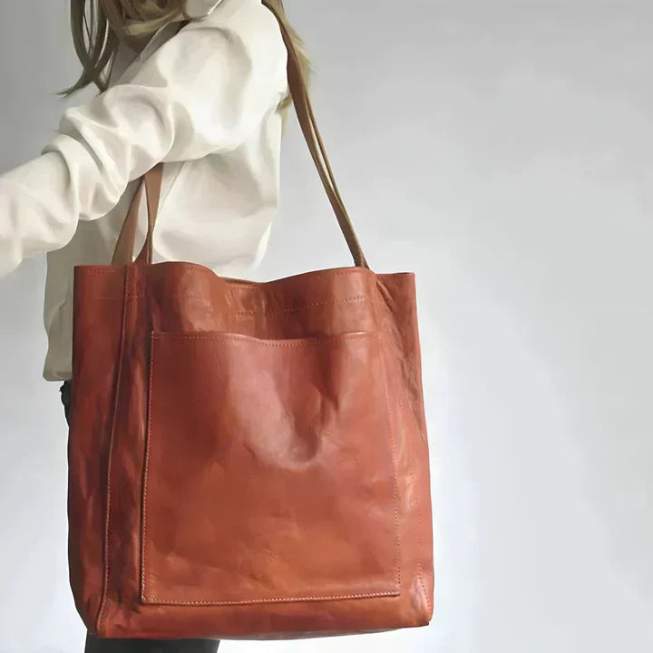 Dafne | Classic Leather Shoulder Bag