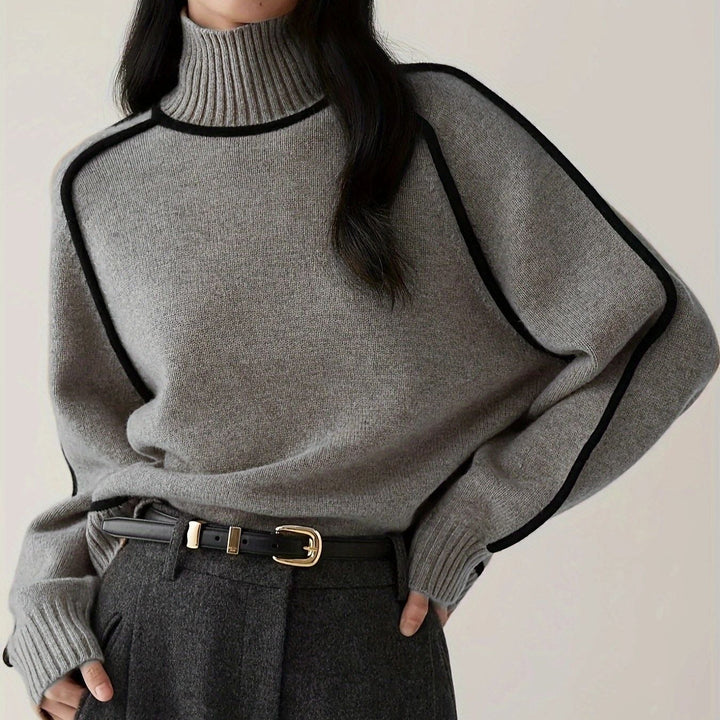 Chiara | Ribbed Turtleneck Sweater