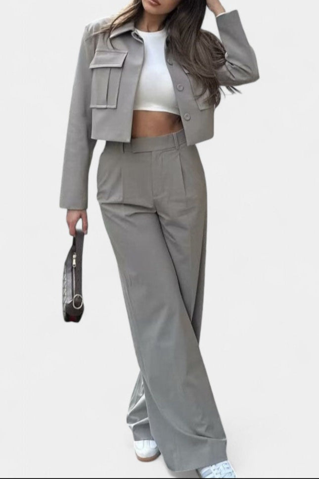 Cinzia Chic Minimalist Casual Set
