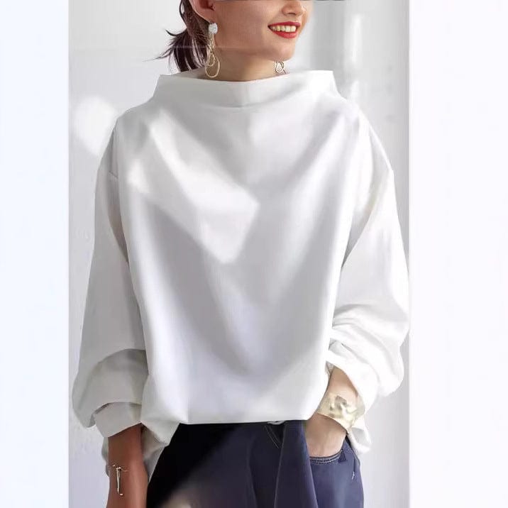 Livia | Casual Mock-Neck Top