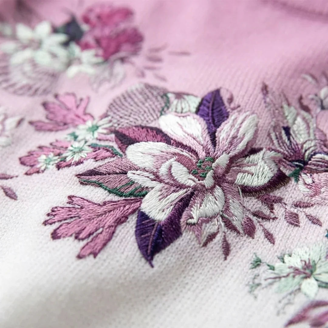 Dorotea | Floral Turtleneck Sweater