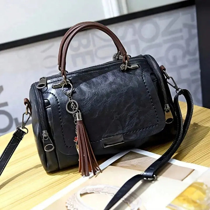 Immacolata | Textured Leather Handbag