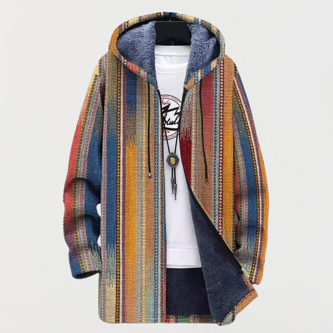Valentina | Striped Hooded Cardigan